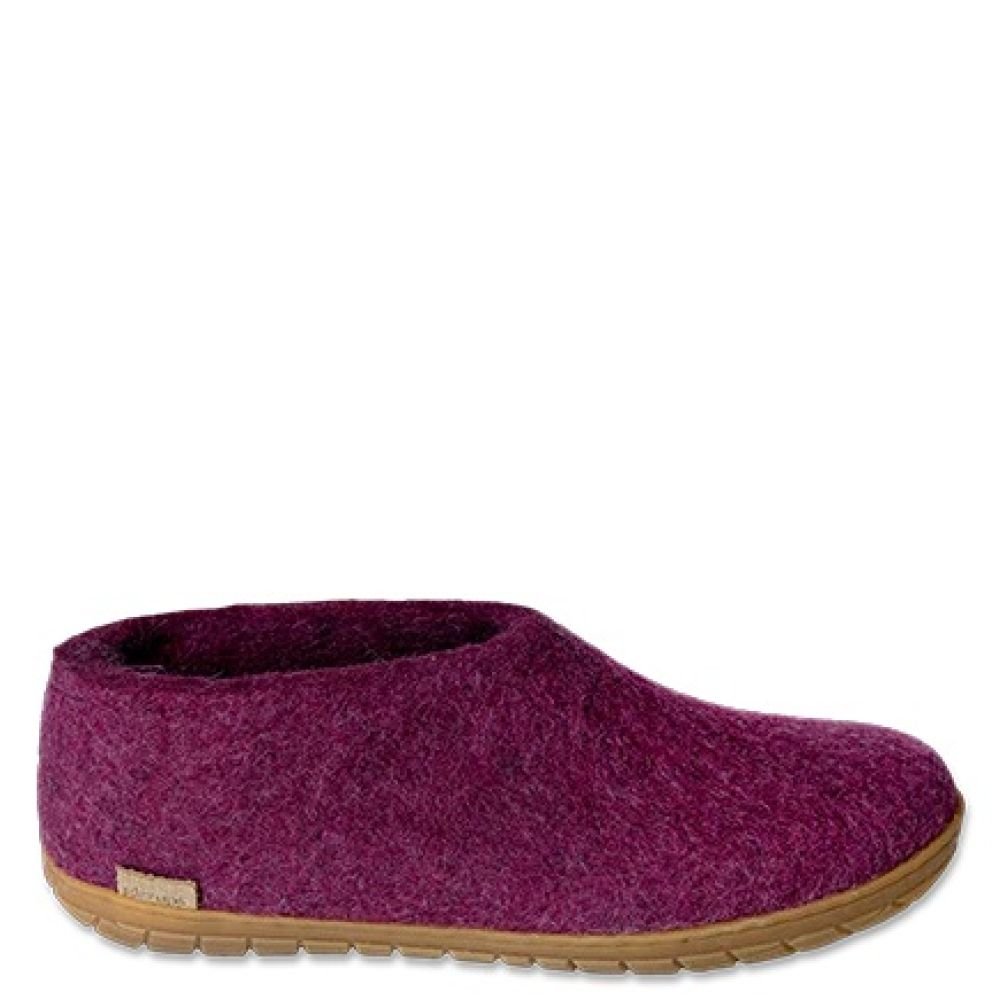 Glerups Shoe Rubber Sole in Cranberry
