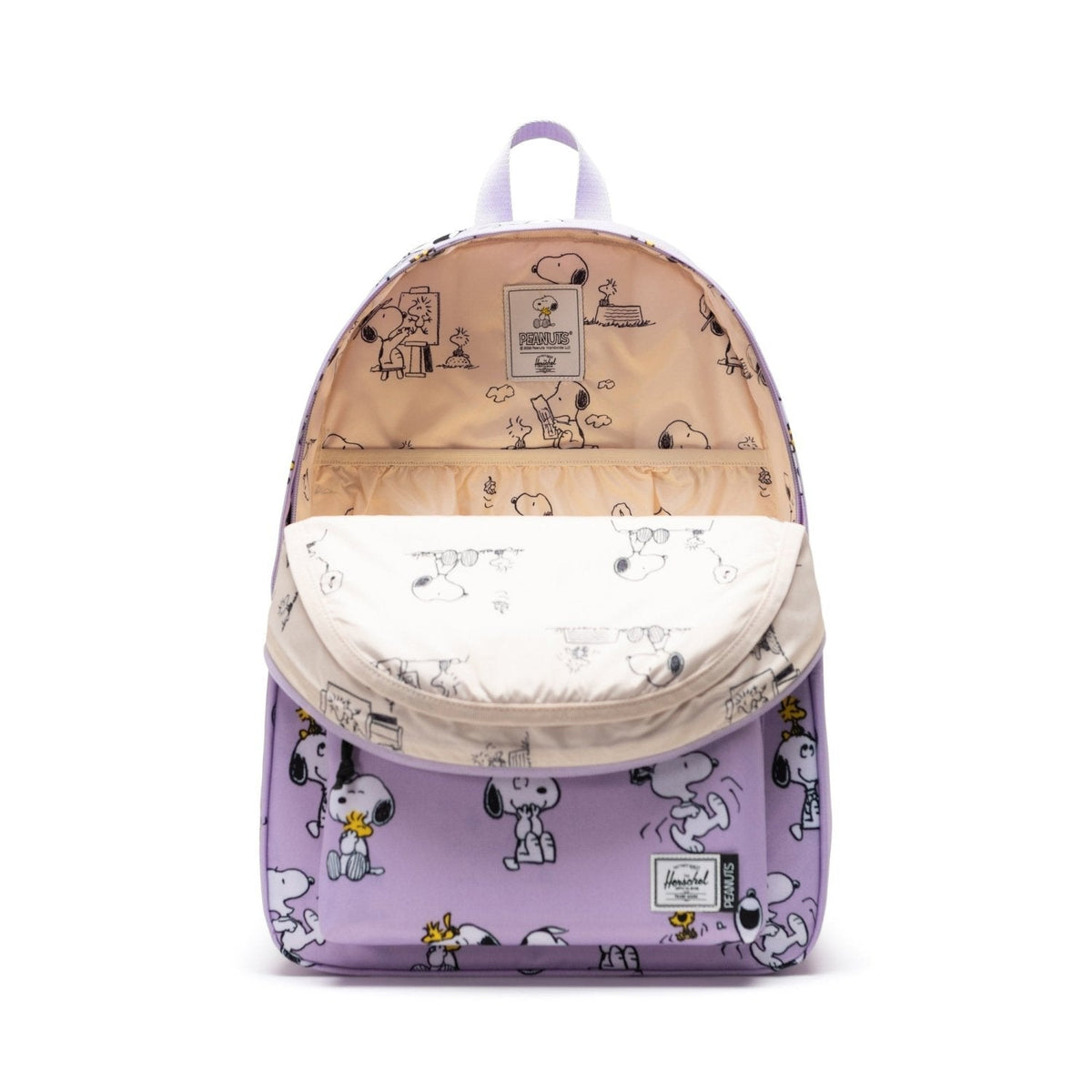 Herschel Classic XL Backpack Peanuts - 30L in Snoopy and Woodstock Pastel Lc