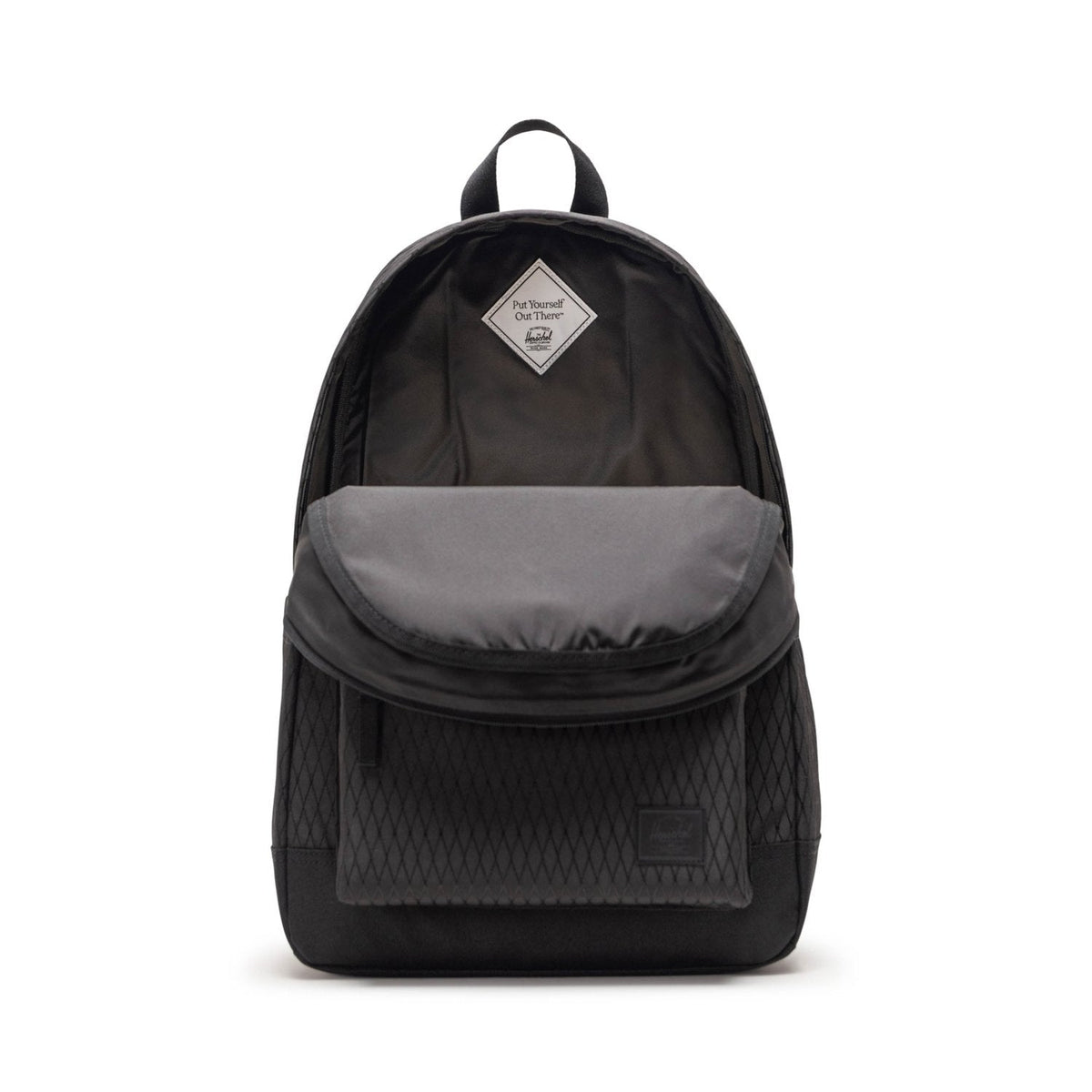Herschel Heritage Backpack in Black Diamond/Black