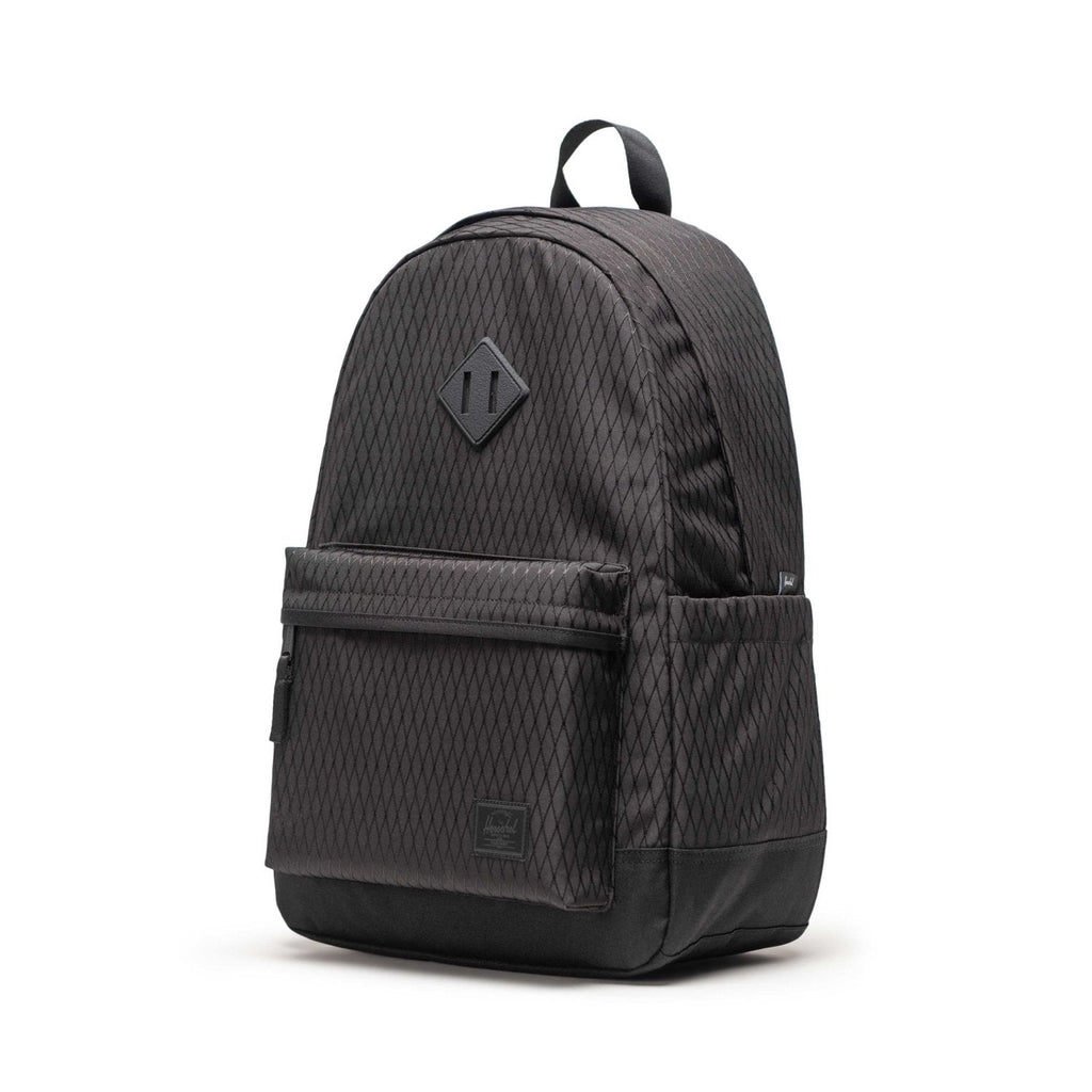 Herschel Heritage Backpack in Black Diamond/Black