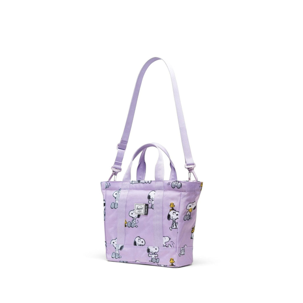 Herschel Heritage Small Tote Peanuts in Snoopy and Woodstock Pastel Lc