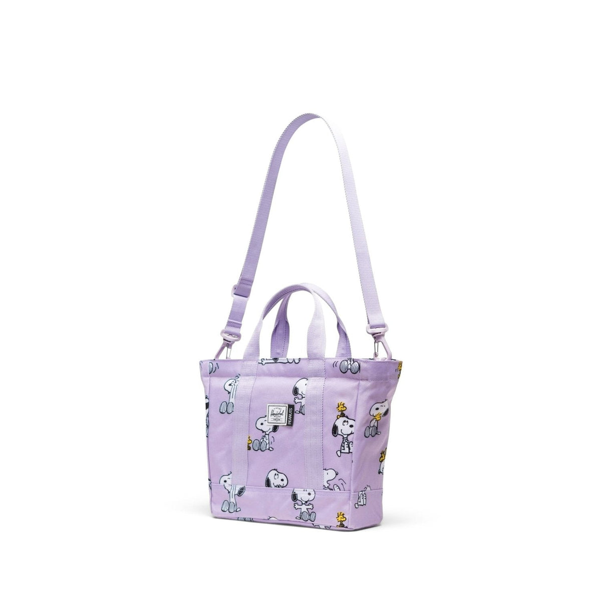 Herschel Heritage Small Tote Peanuts in Snoopy and Woodstock Pastel Lc