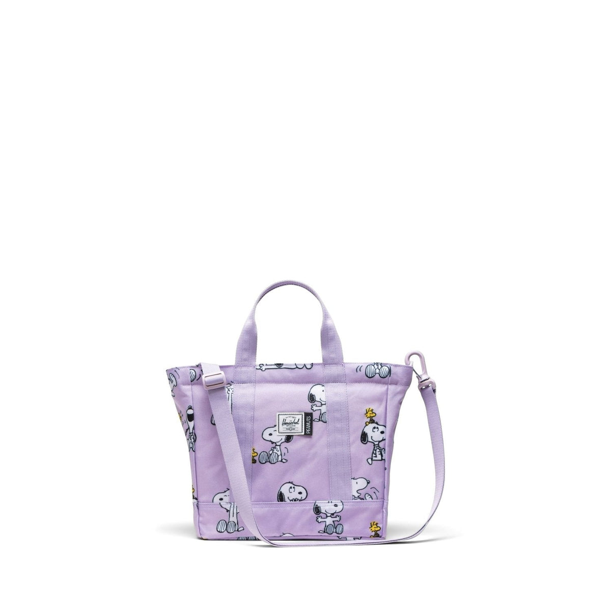 Herschel Heritage Small Tote Peanuts in Snoopy and Woodstock Pastel Lc