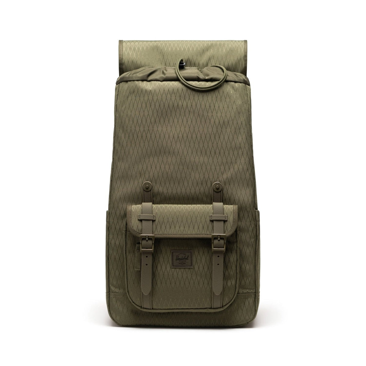 Herschel Little America Backpack in Ivy Green Diamond