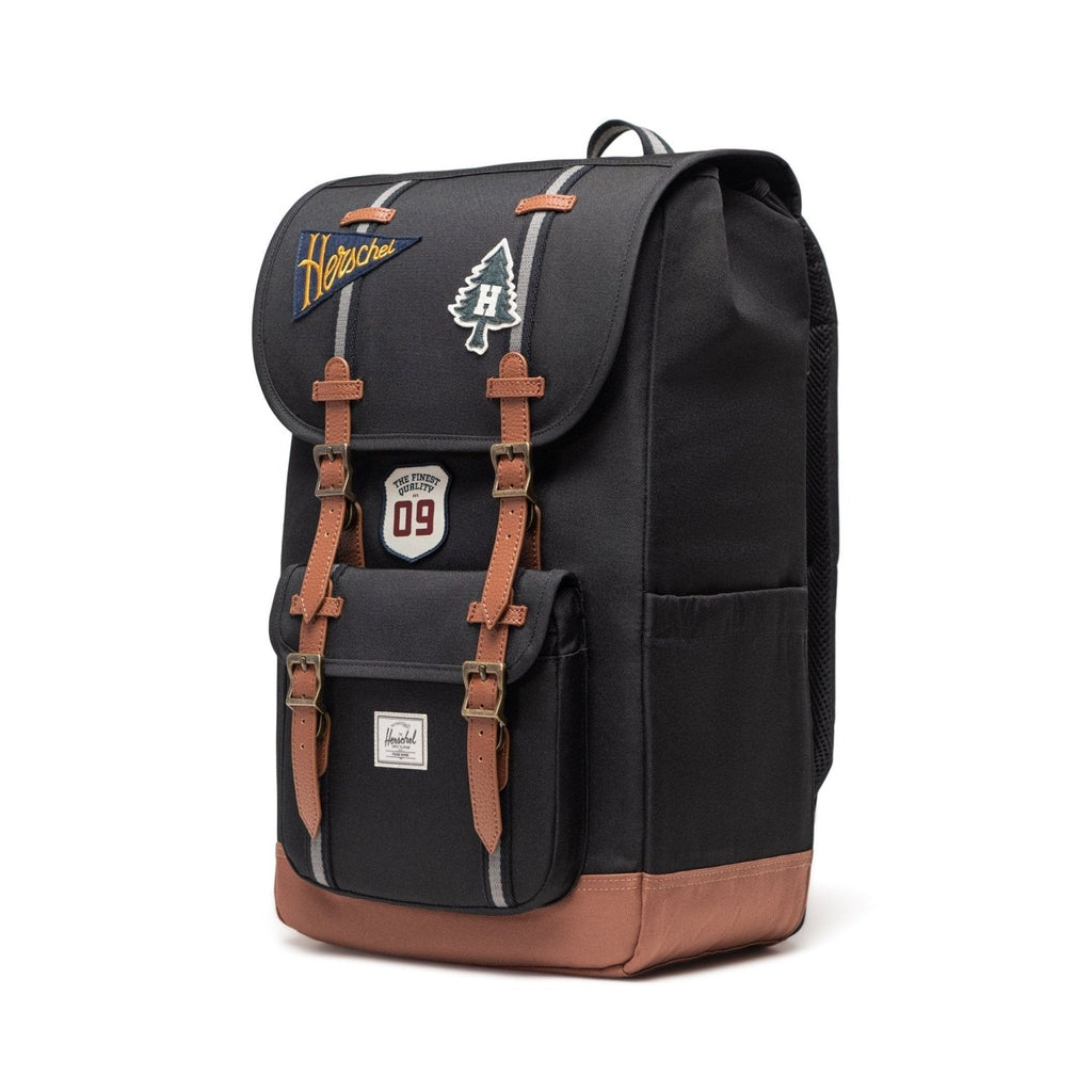 Herschel Little America Backpack in Patches Black
