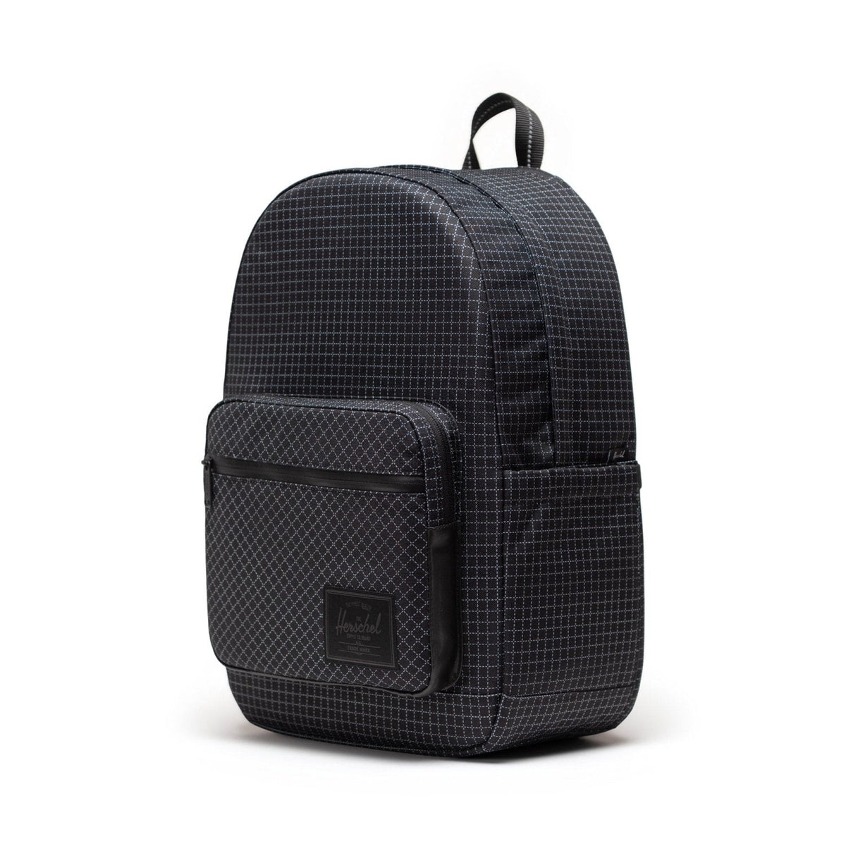 Herschel Pop Quiz Backpack in Grid Black/Black