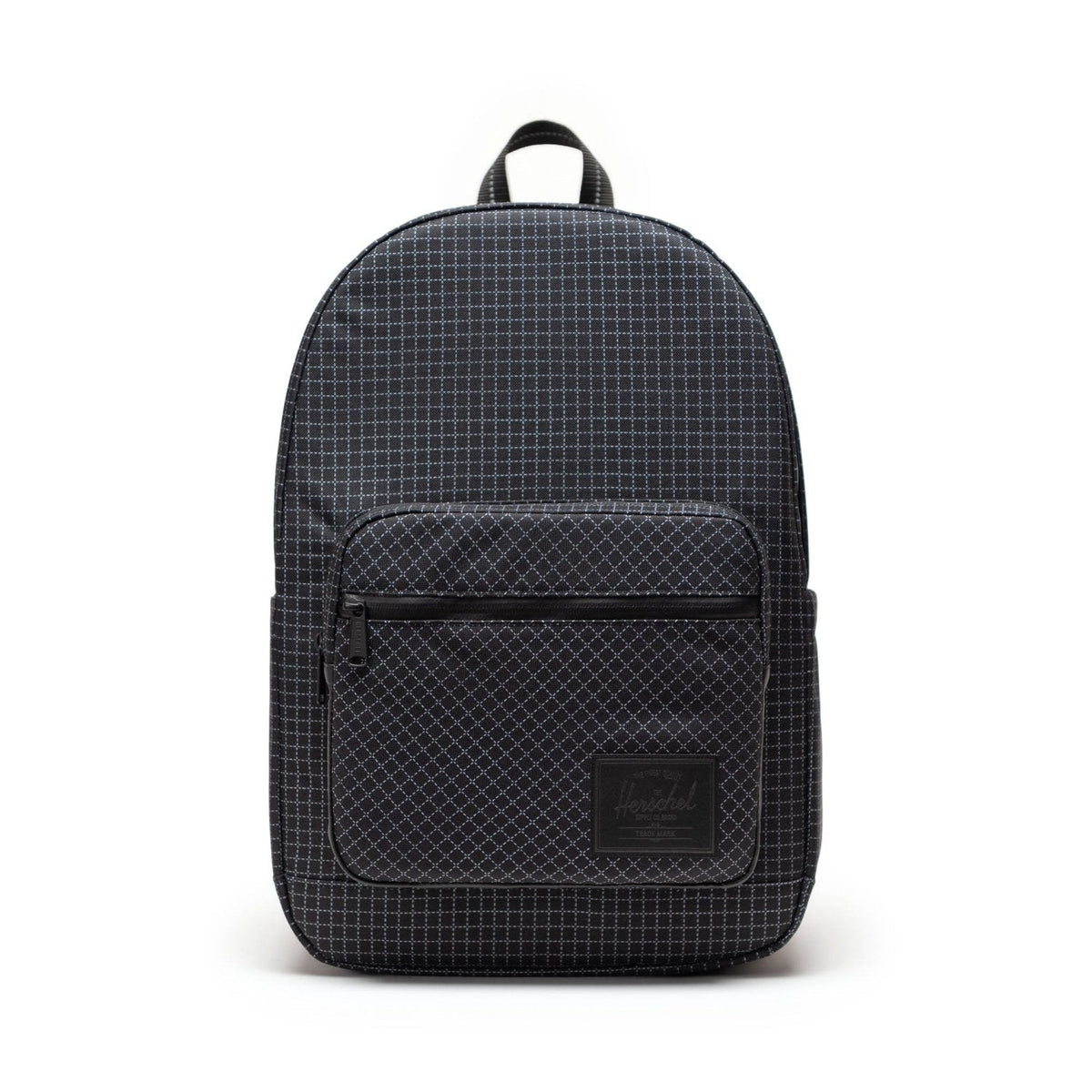 Herschel Pop Quiz Backpack in Grid Black/Black