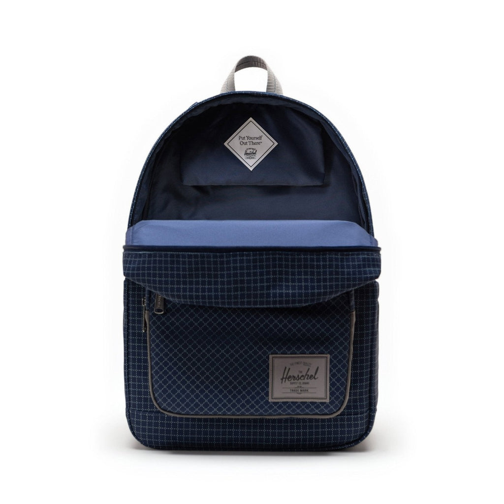 Herschel Pop Quiz Backpack in Grid Naval Academy/Magnet
