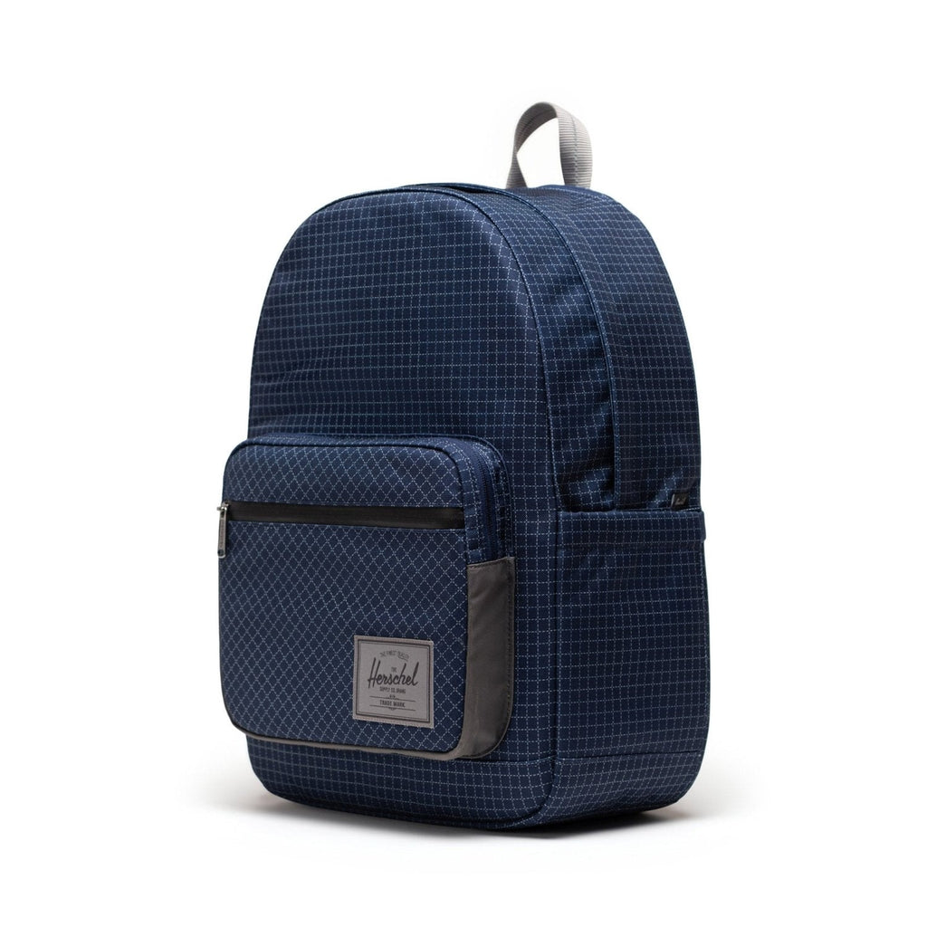 Herschel Pop Quiz Backpack in Grid Naval Academy/Magnet