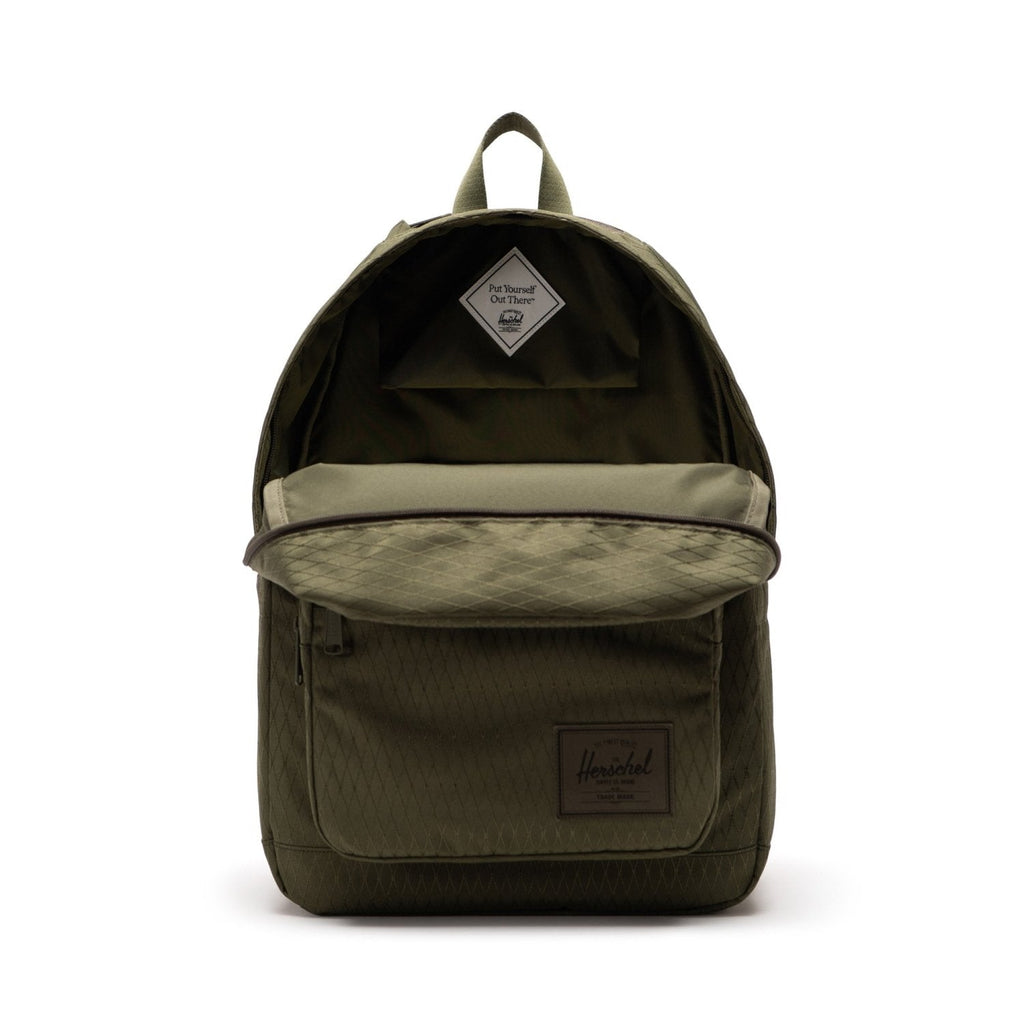 Herschel Pop Quiz Backpack in Ivy Green Diamond