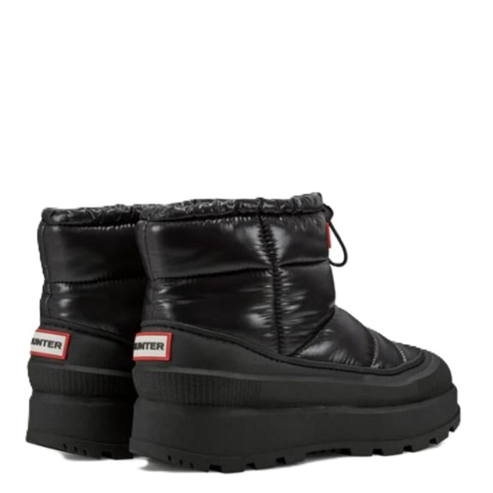 Hunter Women's Amble Bootie in Black/ Ip Lakke