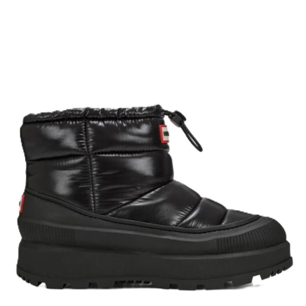Hunter Women's Amble Bootie in Black/ Ip Lakke