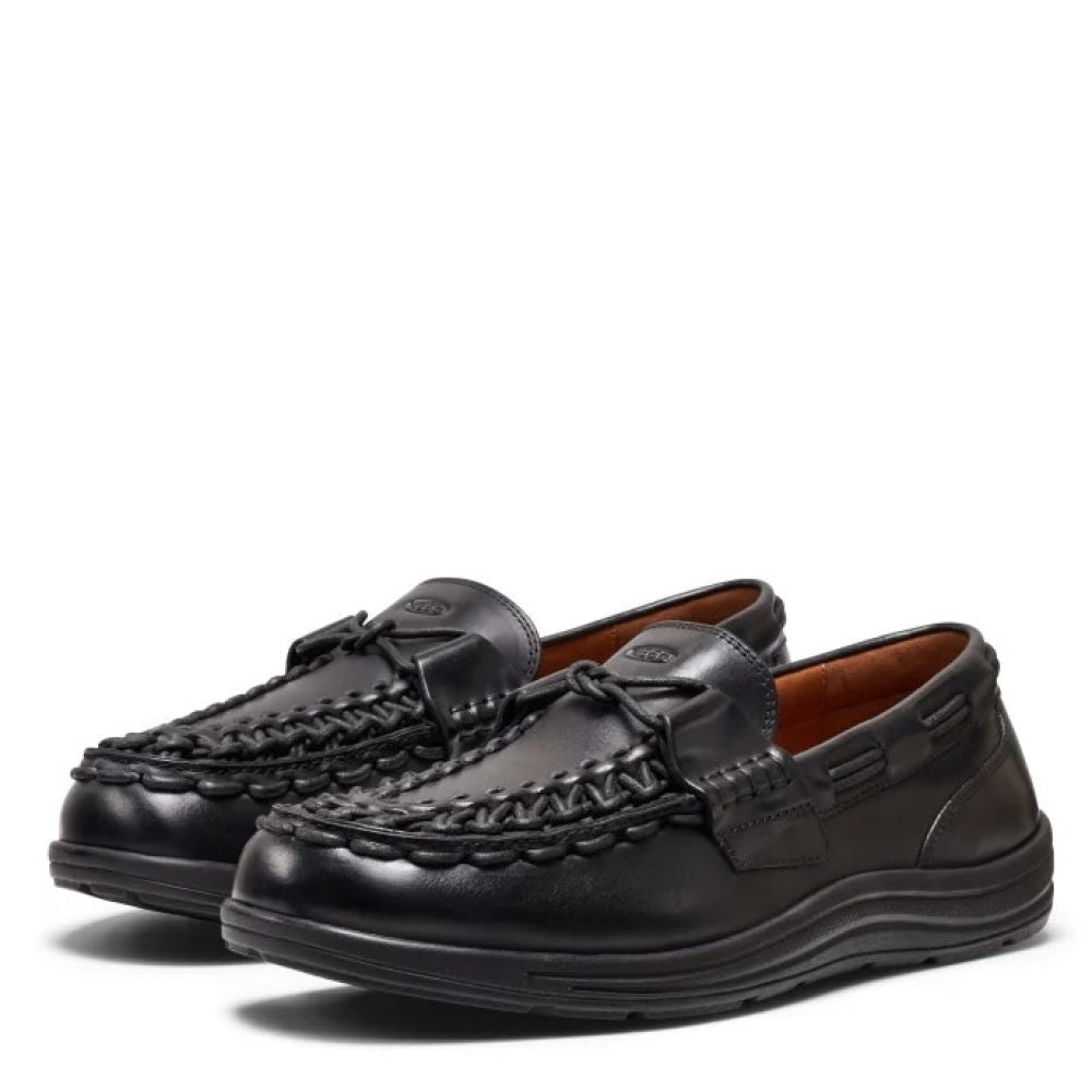 Keen Men's Uneek Loafer in Nocturnal Black