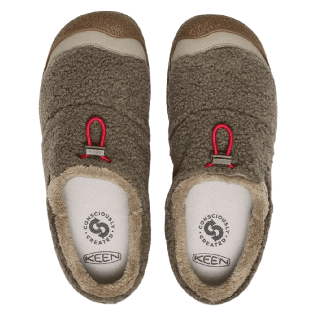Keen Women's Howser III Slide in Brindle/Brindle Sherpa Fleece