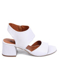 Miz Mooz Women's Bonnette Heeled Sandal in White
