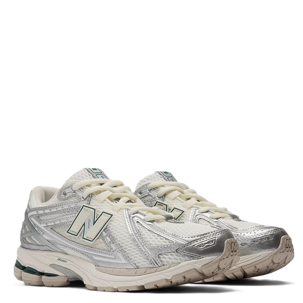 New Balance 1906R in Silver Metalic with Sea Salt and New Spruce