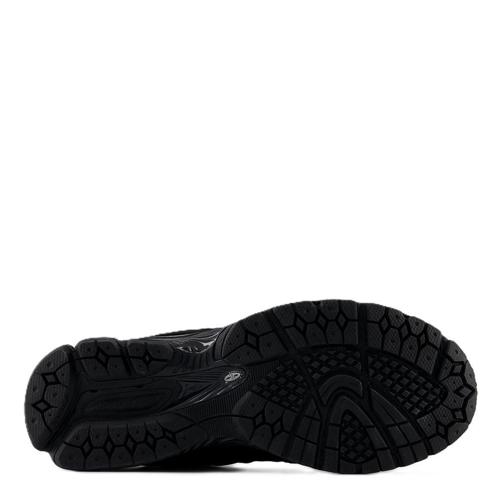 New Balance 2002R in Black with Black Metallic