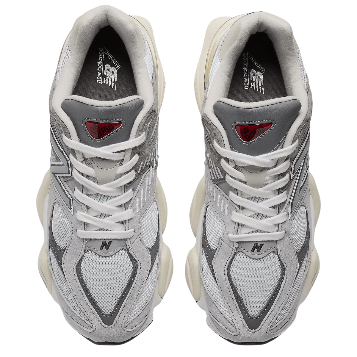 New Balance 9060 in Rain Cloud with Castlerock and White