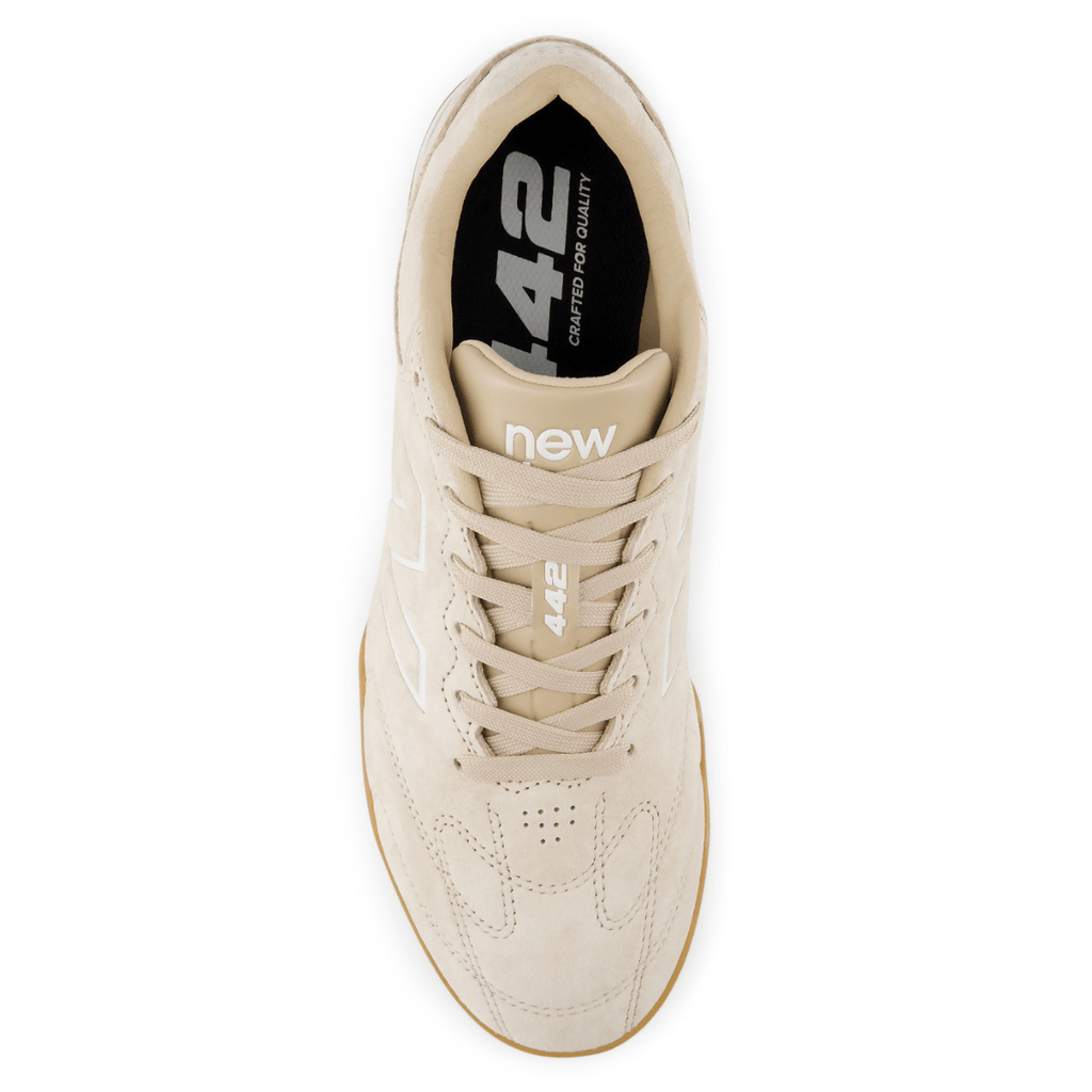 New Balance Men's 442 Elite IN LS V3 in Beige with White