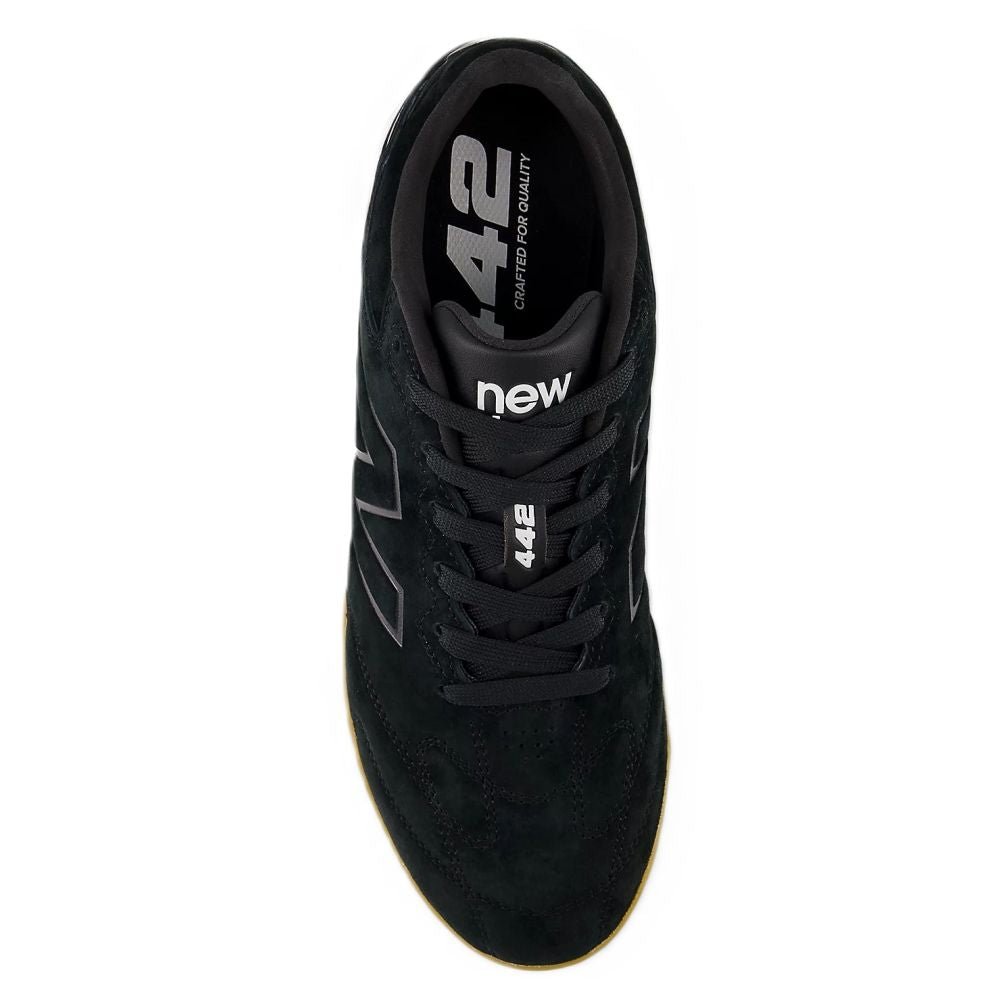 New Balance Men's 442 Elite IN LS V3 in Black with White