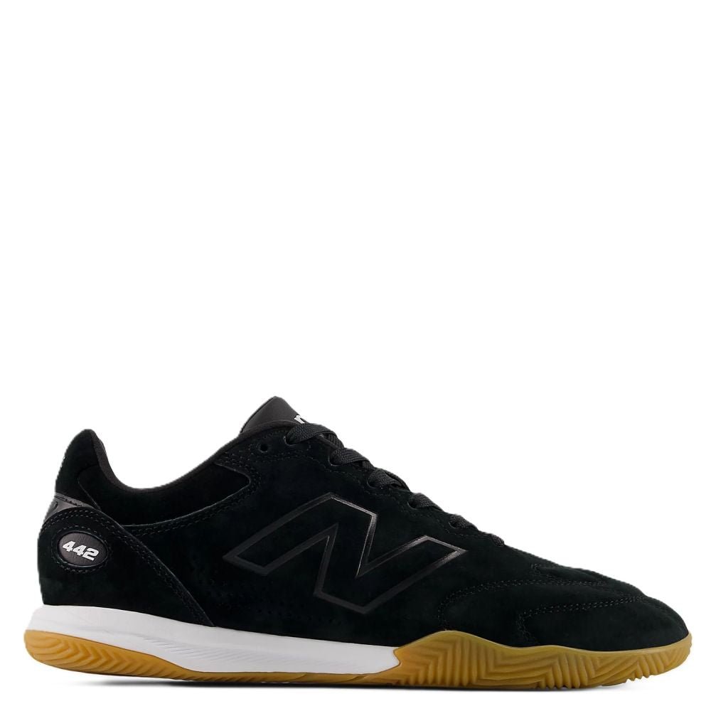 New Balance Men's 442 Elite IN LS V3 in Black with White