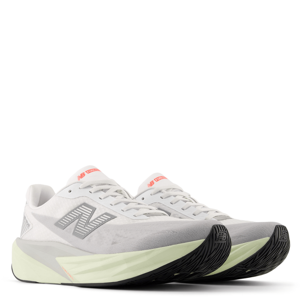 New Balance Men's FuelCell Rebel v5 in Raincloud with Mineral and White