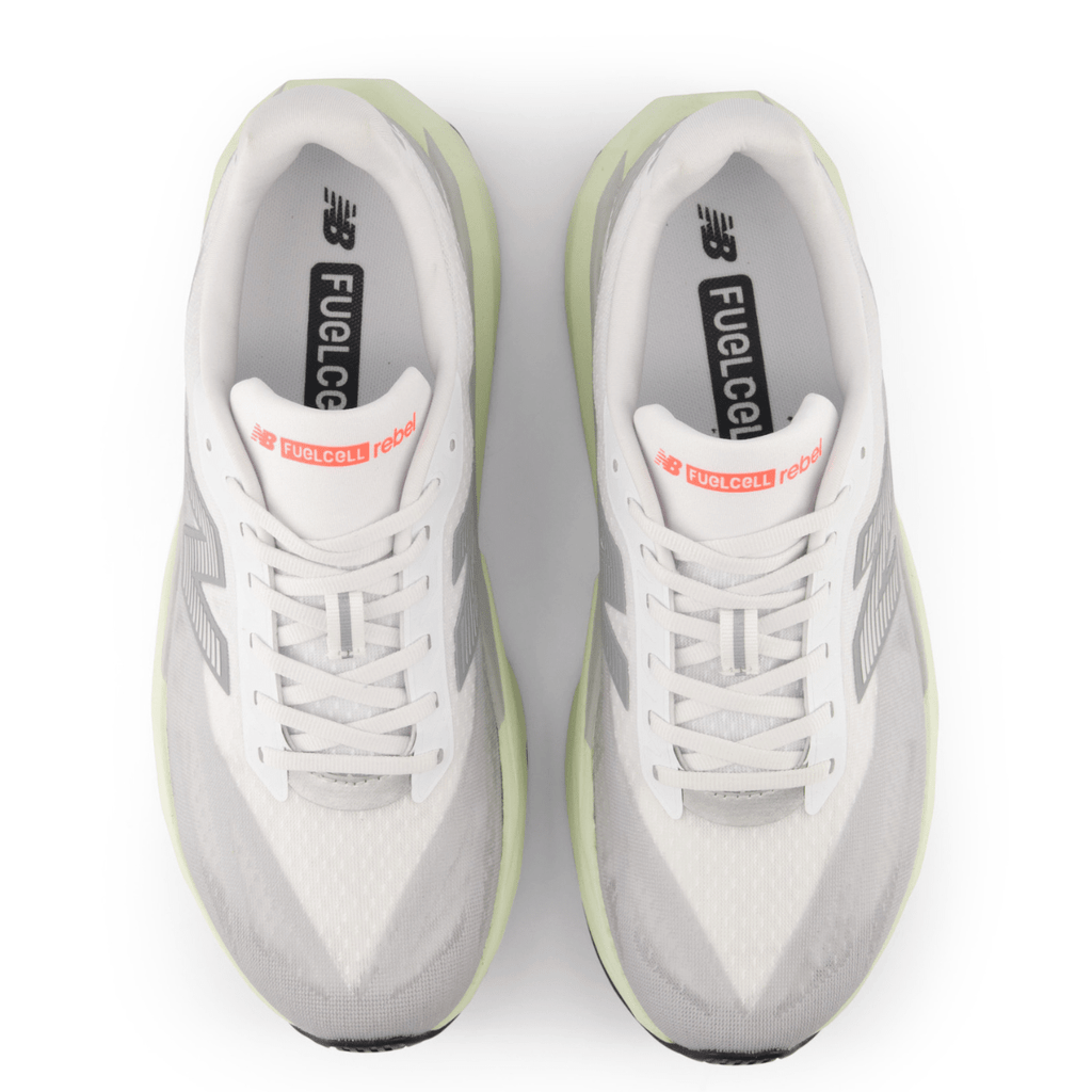 New Balance Men's FuelCell Rebel v5 in Raincloud with Mineral and White