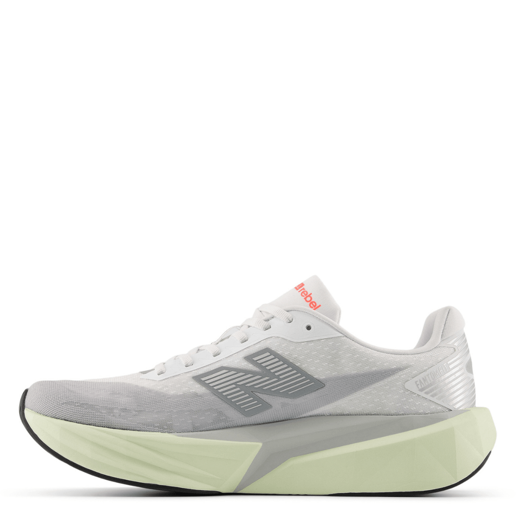 New Balance Men's FuelCell Rebel v5 in Raincloud with Mineral and White