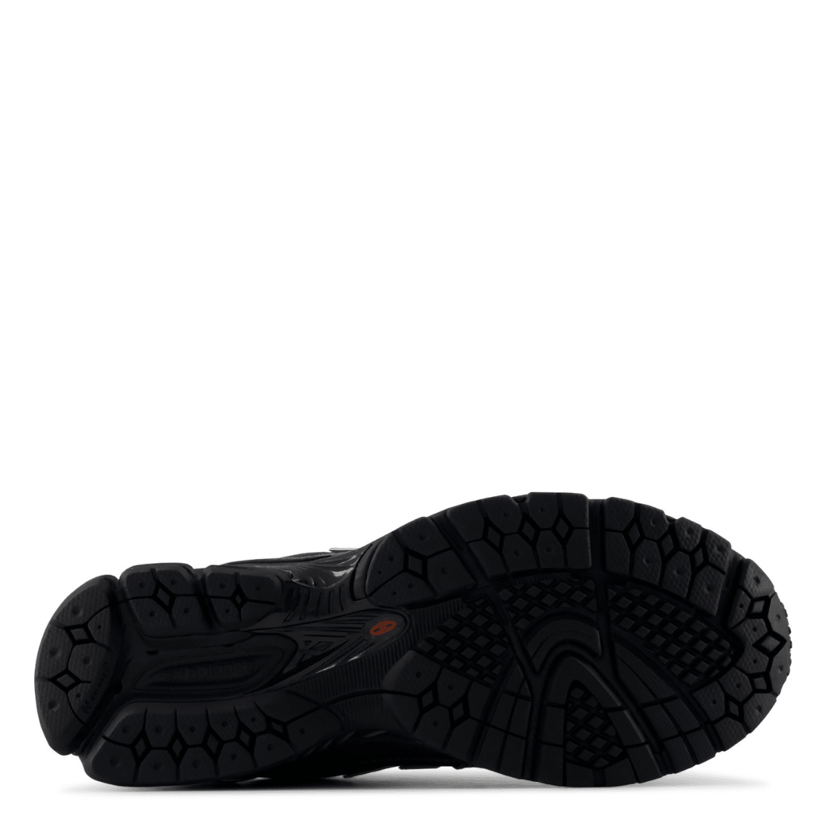 New Balance Women's 1906R in Black with Hot Tomato