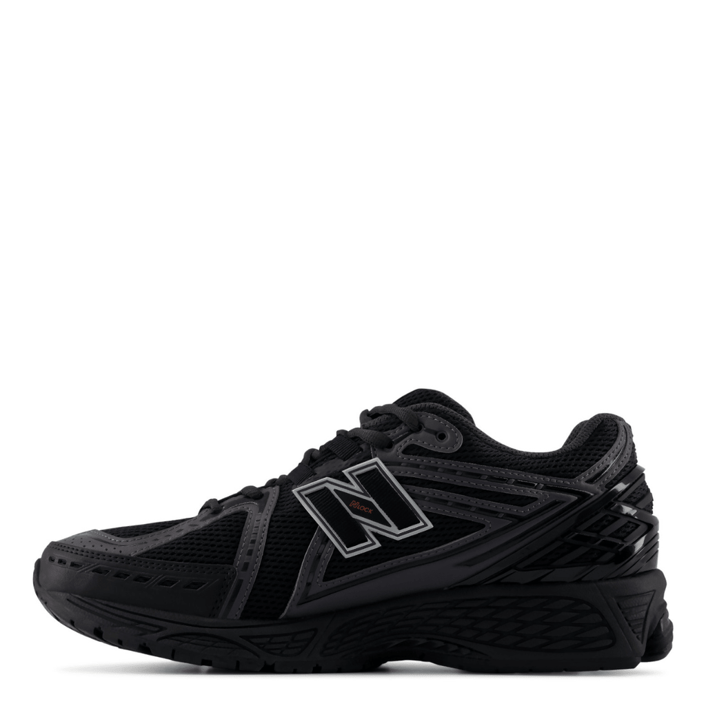 New Balance Women's 1906R in Black with Hot Tomato