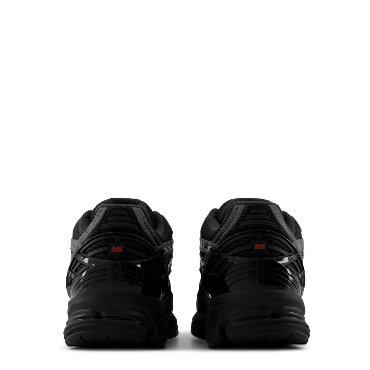 New Balance Women's 1906R in Black with Hot Tomato