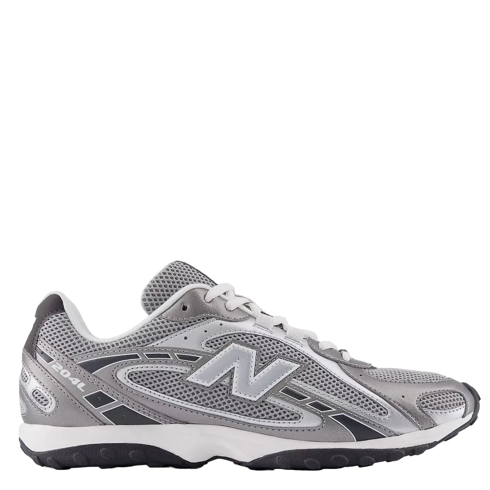 New Balance 204L in Dark Silver Metallic with Slate Grey