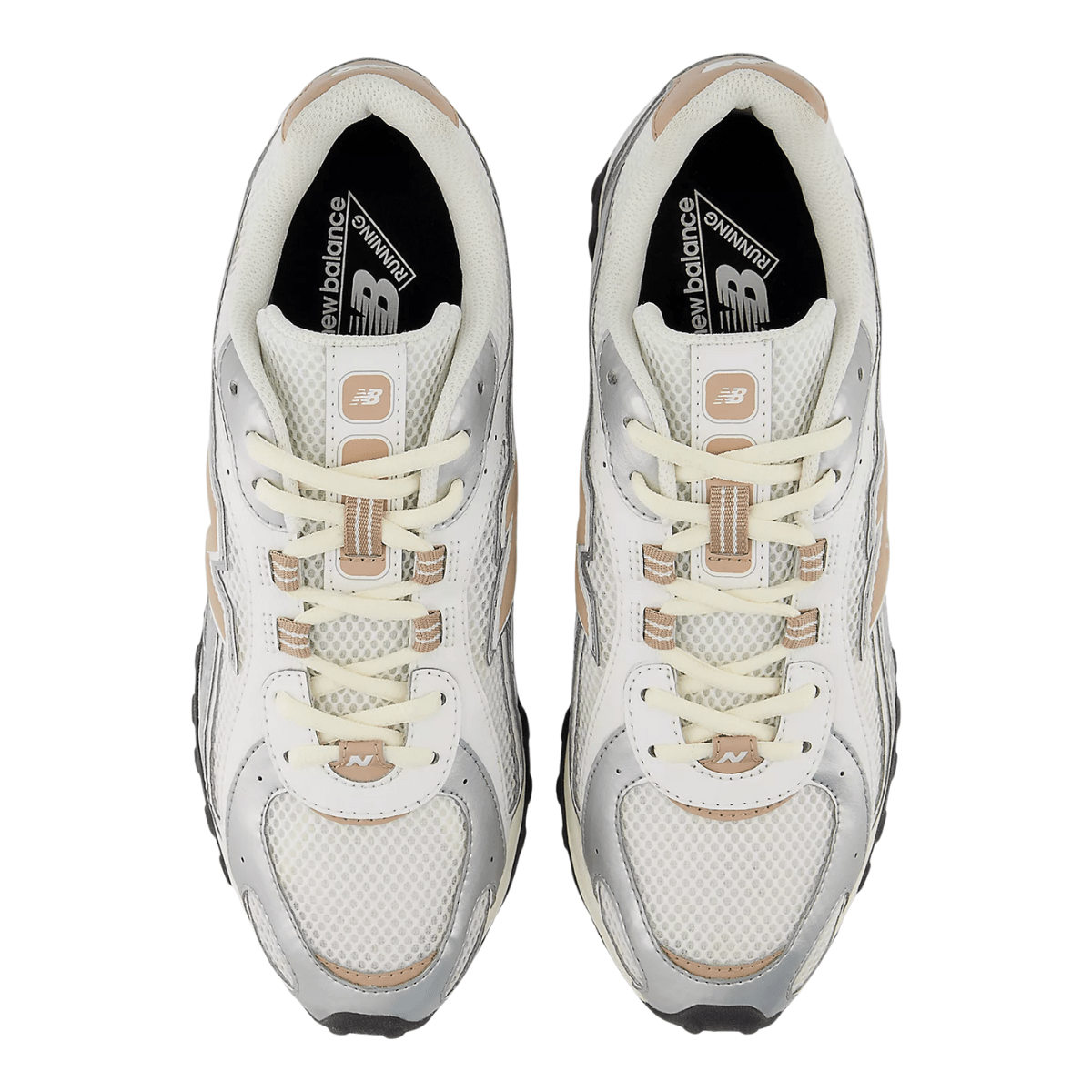 New Balance Women's 204L in Silver Metallic with Flat Taupe