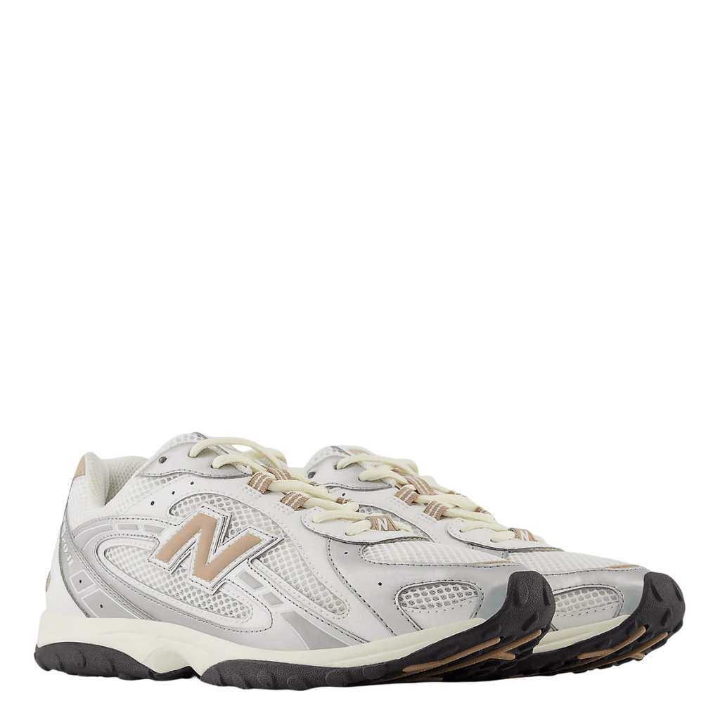 New Balance Women's 204L in Silver Metallic with Flat Taupe
