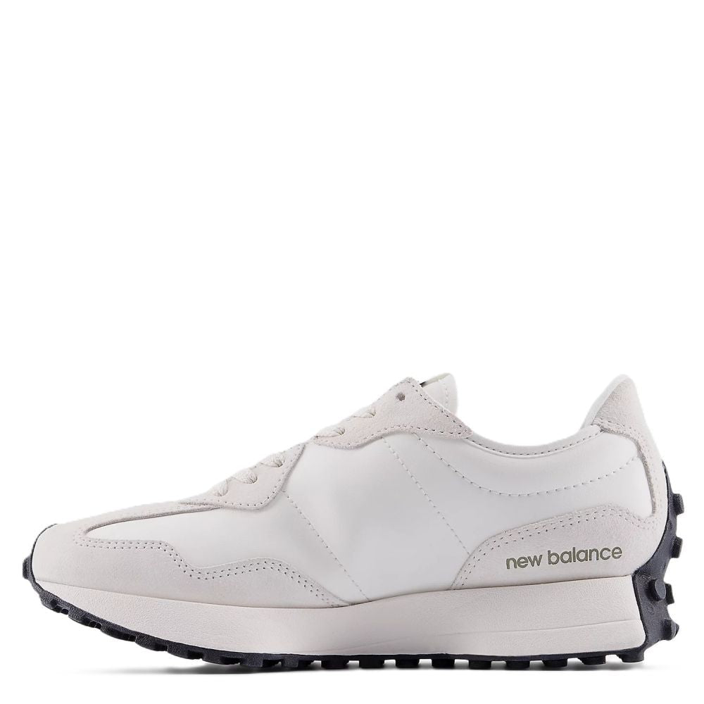 New Balance Women's 327 in Sea Salt with Dark Olivine