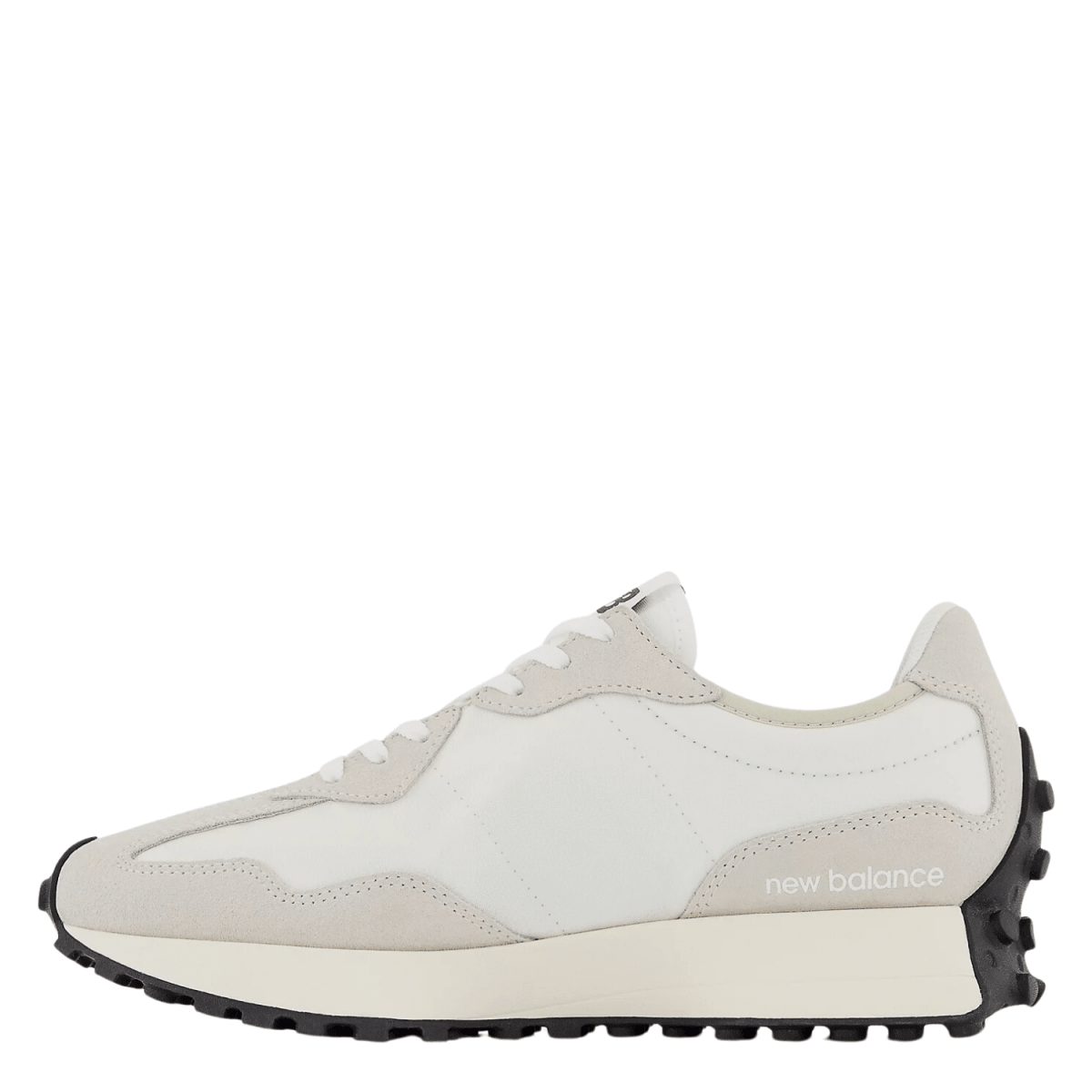 New Balance Women's 327 in Sea Salt with White and Black