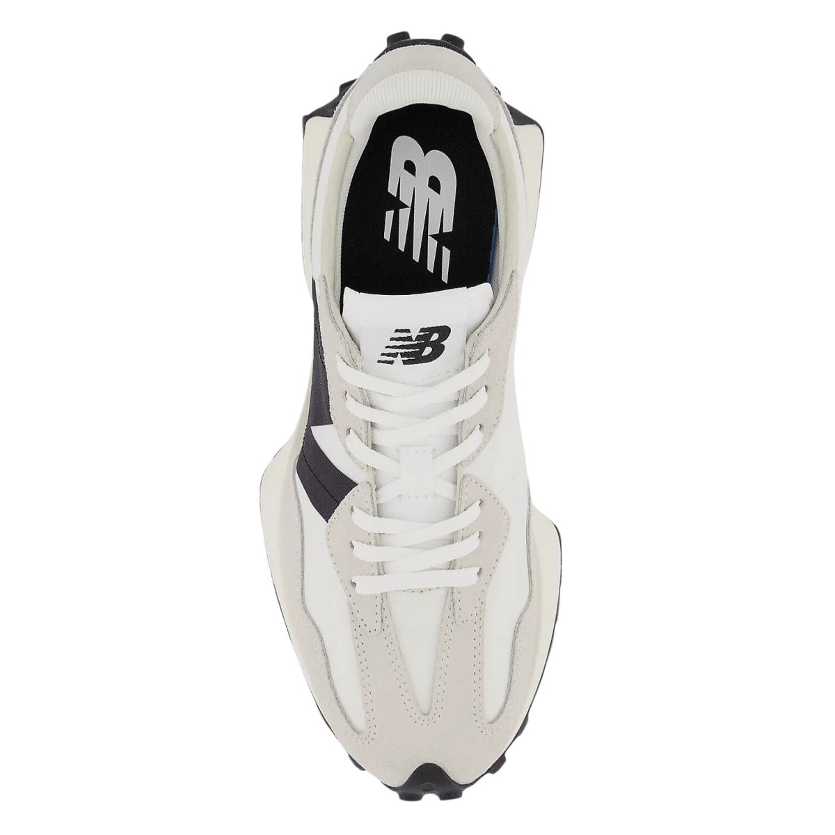 New Balance Women's 327 in Sea Salt with White and Black