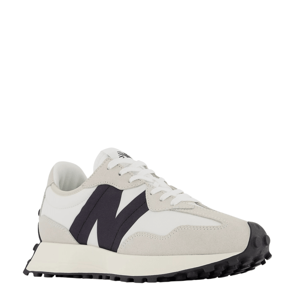 New Balance Women's 327 in Sea Salt with White and Black