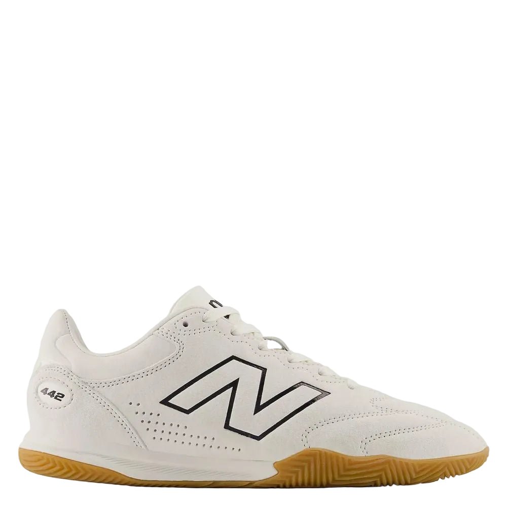 New Balance Women's 442 Elite IN LS V3 in White with Black