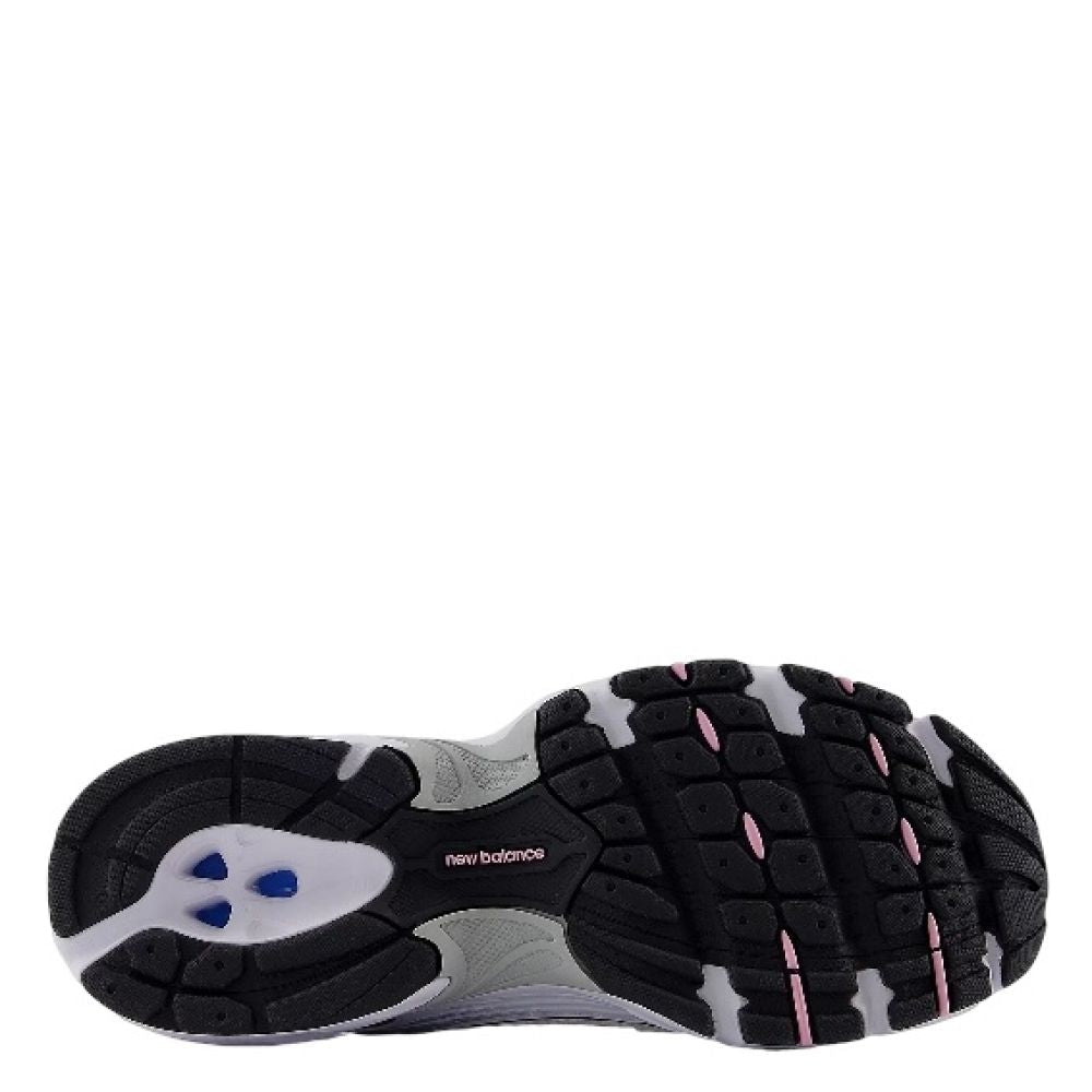 New Balance Women's 530 in White with Pink Sugar and Silver Metallic