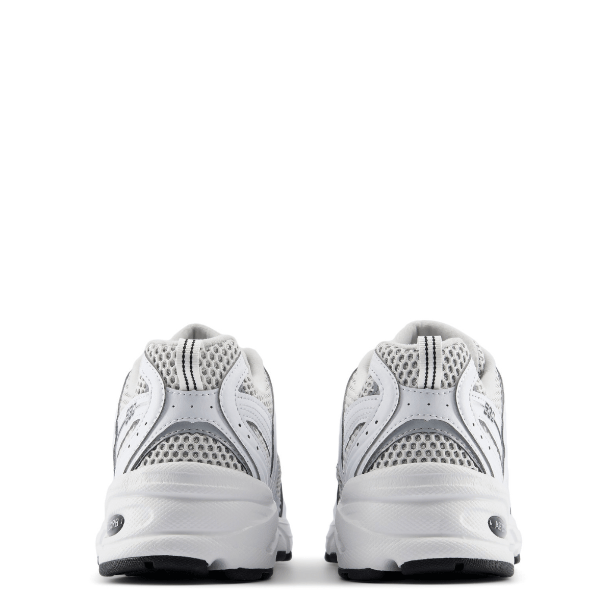 New Balance Women's 530 in White with Silver