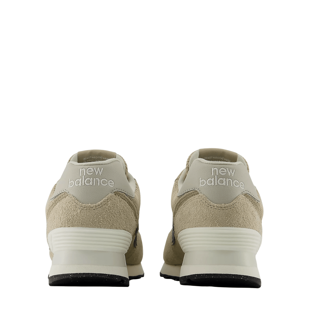 New Balance Women's 574 in Beige with NB White