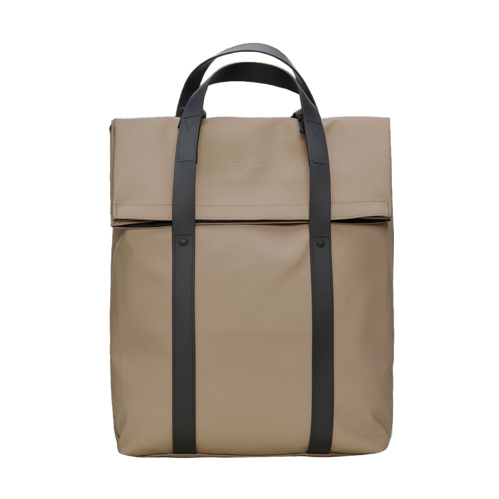 Rains 2 Way Tote Backpack in Beige