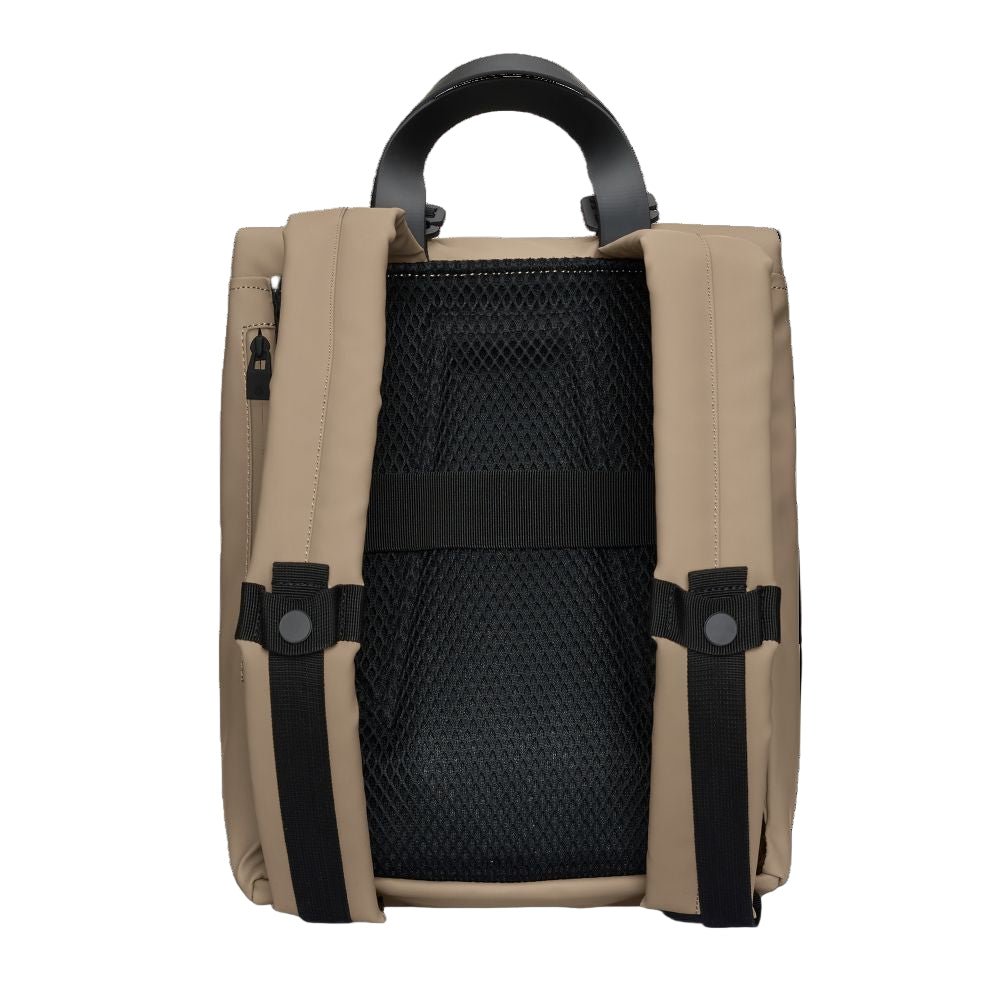 Rains 2 Way Tote Backpack Mini in Beige