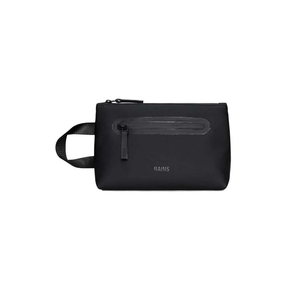 Rains 2 Zip Cosmetic Bag Large in Black