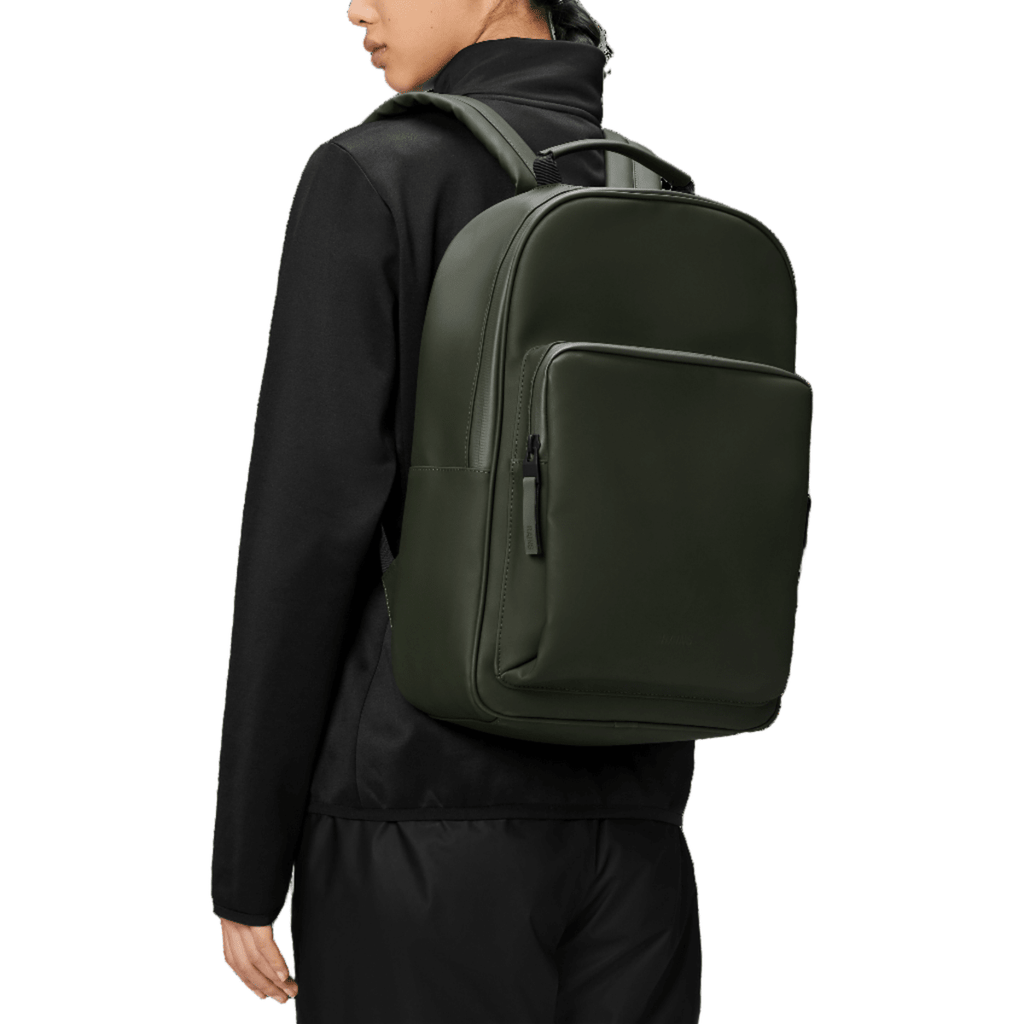 Rains Book Daypack Large in Green