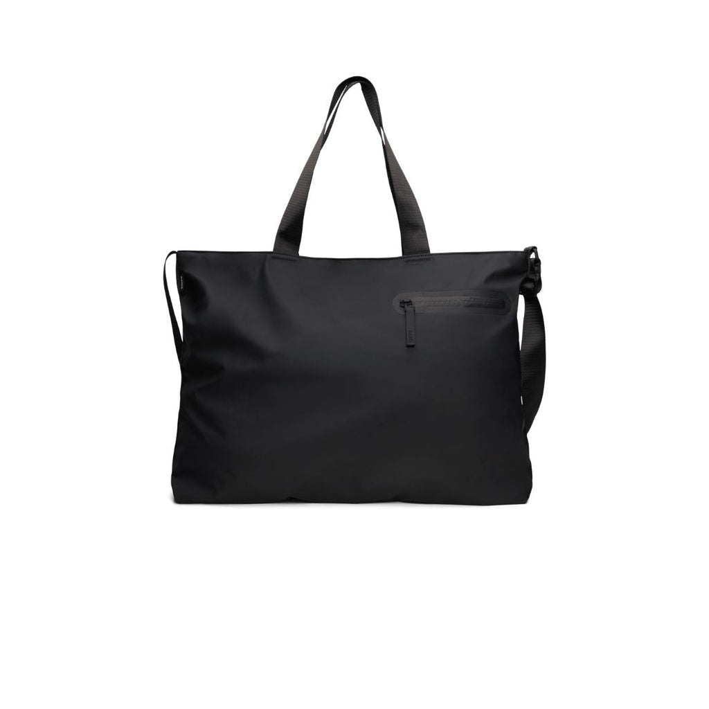 Rains Dash Messenger Tote Bag in Black