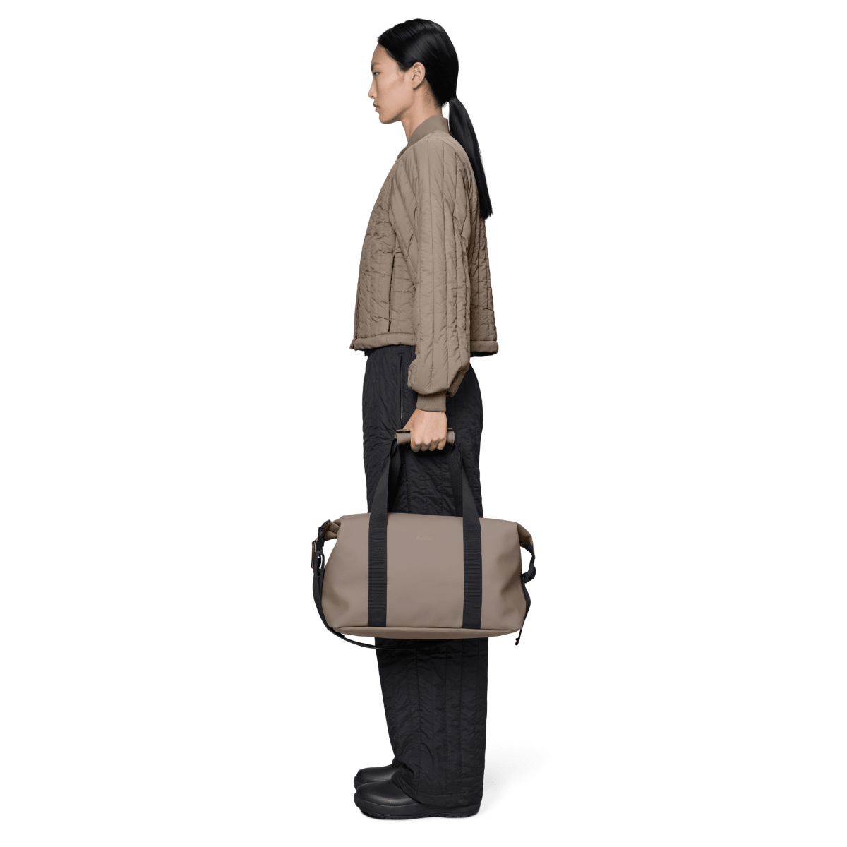 Rains Hilo Weekend Bag Small in Cinder