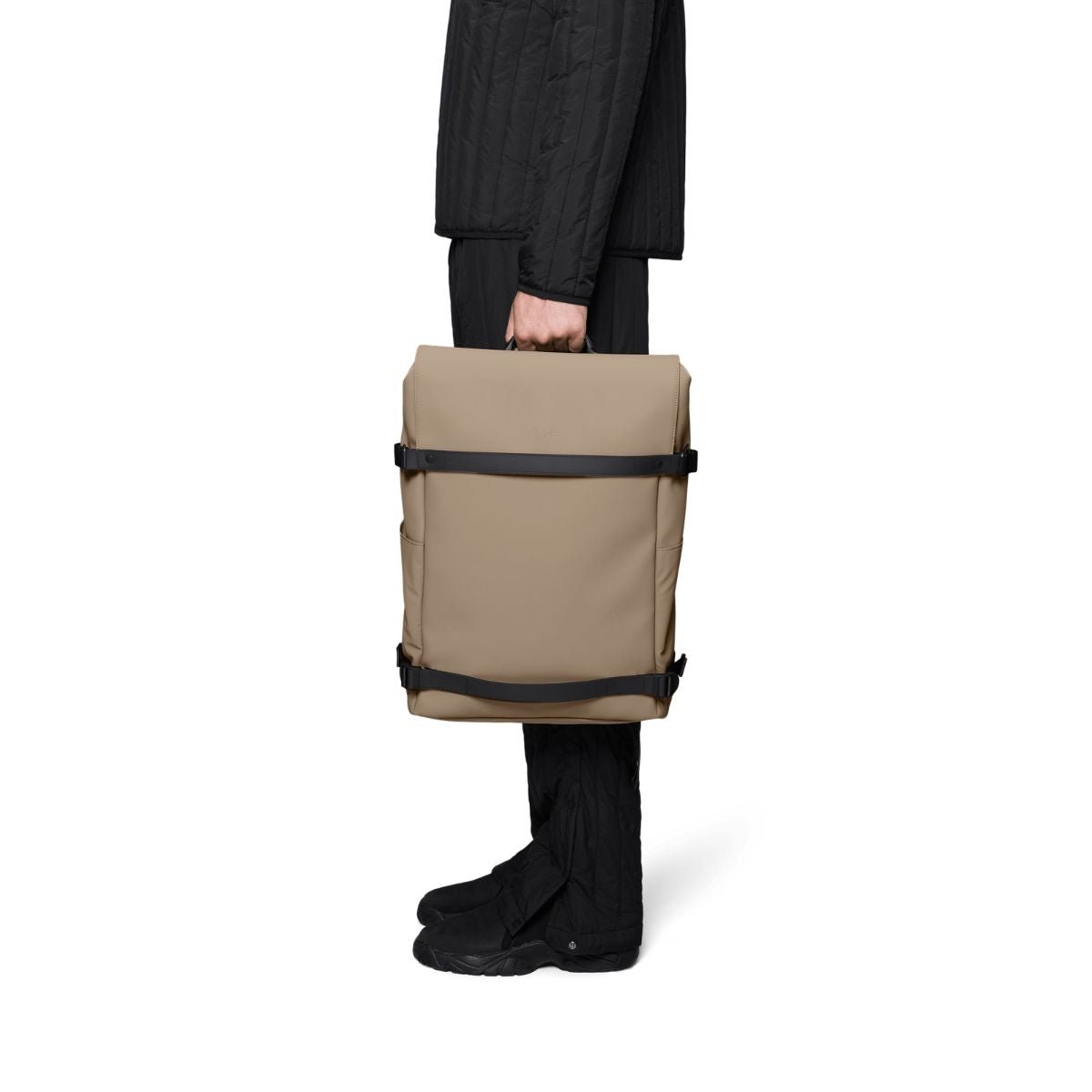 Rains OTG Backpack in Beige