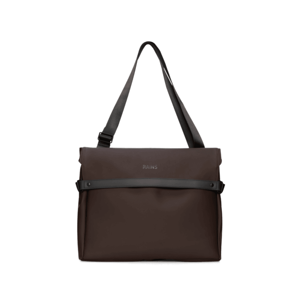 Rains OTG Messenger Bag in Bark